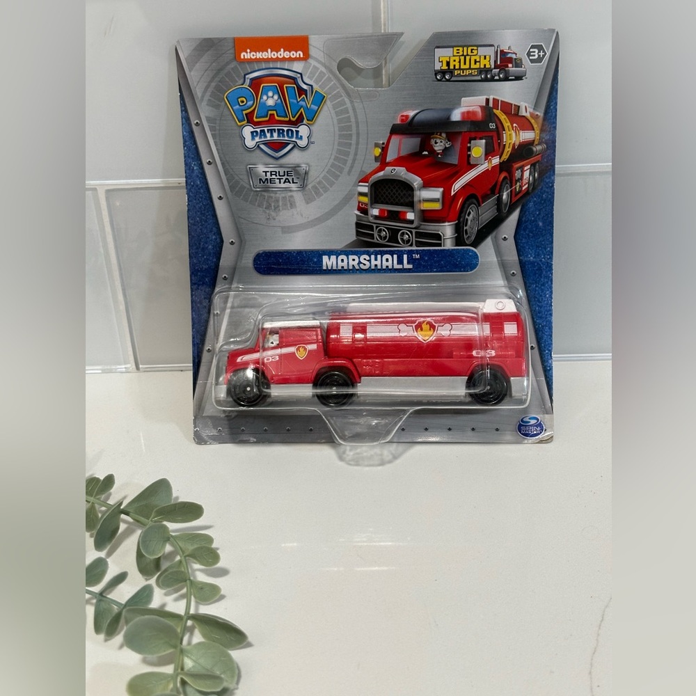 Paw Patrol True Metal Big Truck Pups Marshall fire truck 1:55 scale NEW